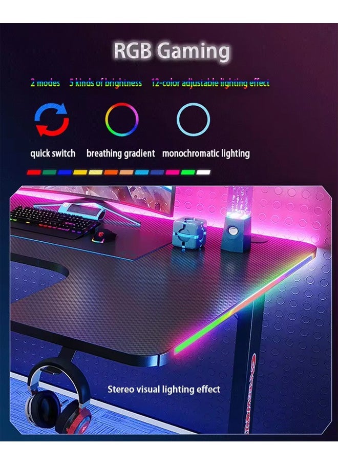 Ergonomic Gaming and Computer Desk with LED Lights 140 CM - pzsku/Z1CC9C3979B960ADDD4FCZ/45/_/1722674145/de9ff8ff-d5ad-48c4-9a52-d7cf2ede6dd7