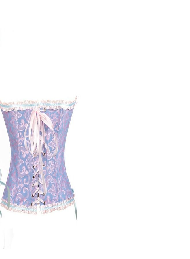 Loquat Fashion Trend Corset Blue - Image 3