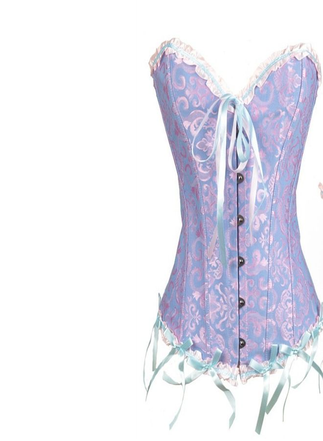 Loquat Fashion Trend Corset Blue - Image 2