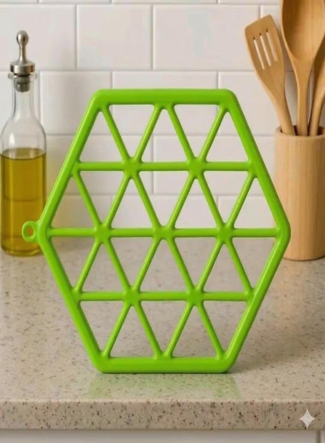 ADson™ Multi Samosa Maker Mold Tray – 24 Grid Samosa Maker Kitchen Cooking Tool (Hexagon, BPA Free) (Green) - Image 5