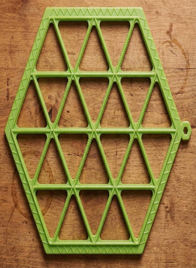 ADson™ Multi Samosa Maker Mold Tray – 24 Grid Samosa Maker Kitchen Cooking Tool (Hexagon, BPA Free) (Green) - Image 3