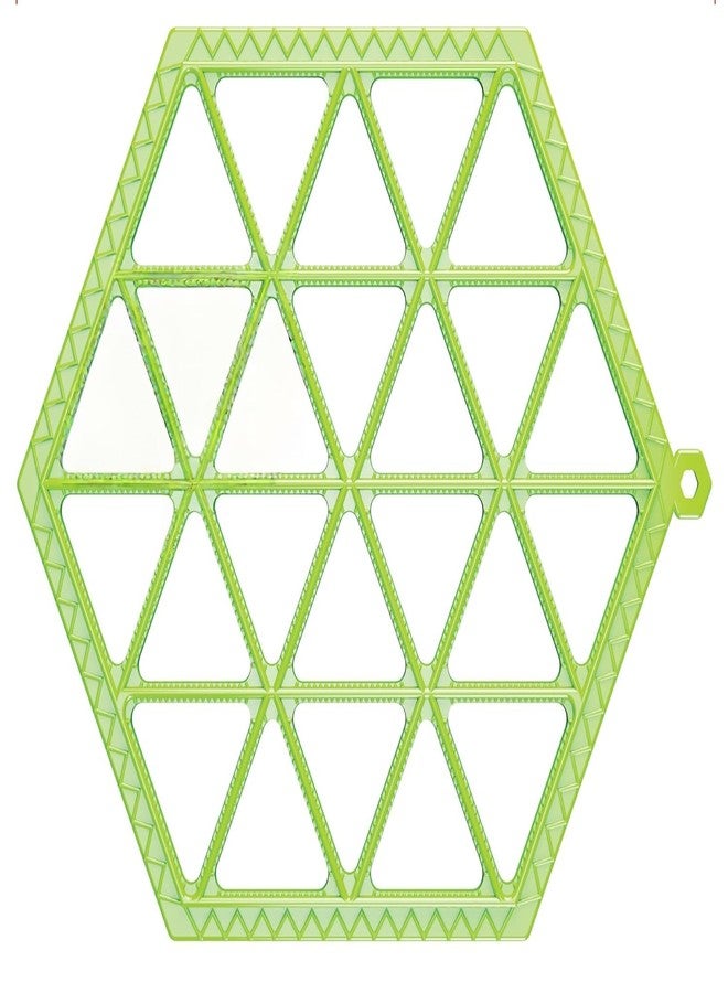ADson™ Multi Samosa Maker Mold Tray – 24 Grid Samosa Maker Kitchen Cooking Tool (Hexagon, BPA Free) (Green) - Image 1