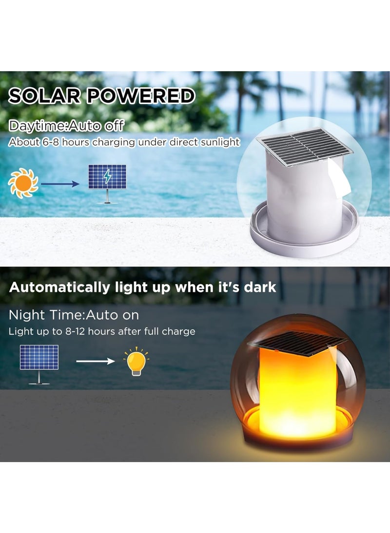 Zikra Solar Floating Pool Lights, Color Changing Pool Lights That Float, Waterproof Light up Pool Lights, Solar Pond Pool Lights for Outdoor Swimming Pool, Pond, Party Decoration - Image 2