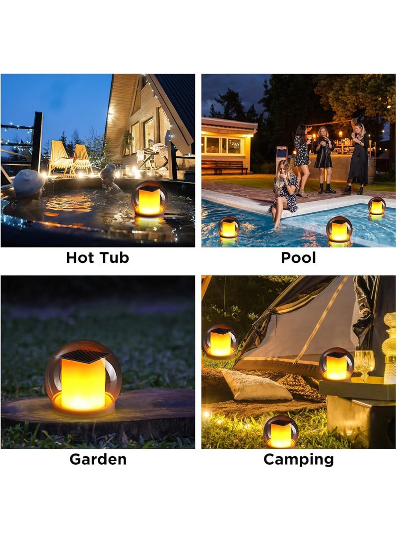 Zikra Solar Floating Pool Lights, Color Changing Pool Lights That Float, Waterproof Light up Pool Lights, Solar Pond Pool Lights for Outdoor Swimming Pool, Pond, Party Decoration - Image 5