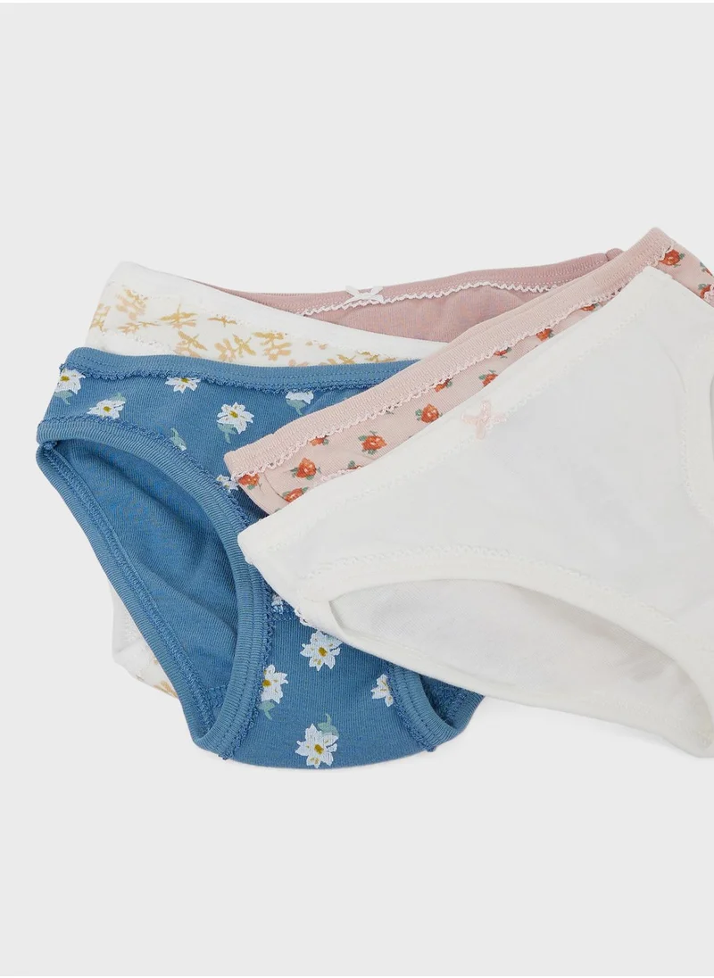 Petit Bateau Youth 3 Pack Assorted Knickers