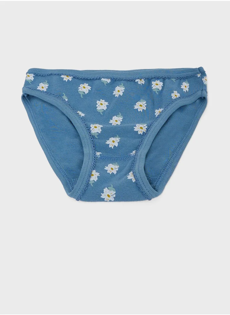 Petit Bateau Youth 3 Pack Assorted Knickers