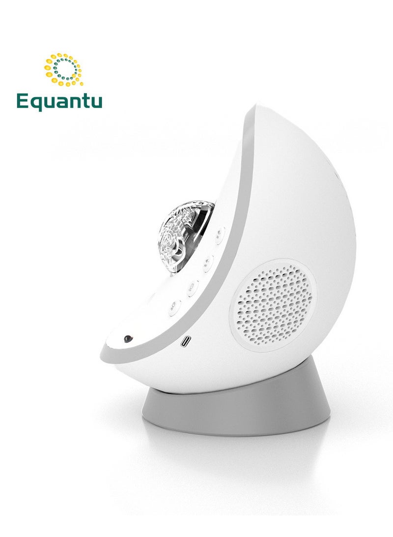 Equantu Starry Sky Water Ripple Laser Projection Lamp Portable Mini Quran Speaker - Image 2