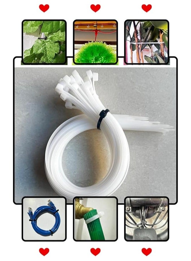 Duravel Nylon Zip Ties - Self Locking cable ties - Pack of 100 - Heavy Duty cable tie - High Weight Capacity-Nylon Cable Wire Ties for Indoor and Outdoor (BLACK, 10 CM LONG) - Image 4