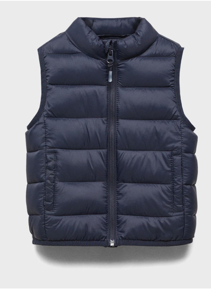 MANGO - Infant Puffer Gilet - Image 1