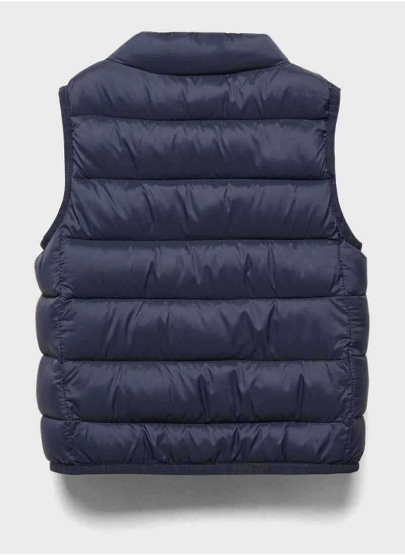 MANGO - Infant Puffer Gilet - Image 1