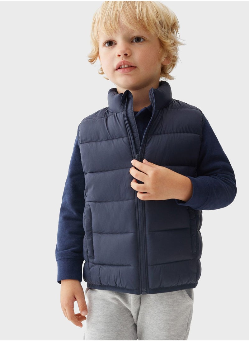 MANGO - Infant Puffer Gilet - Image 1