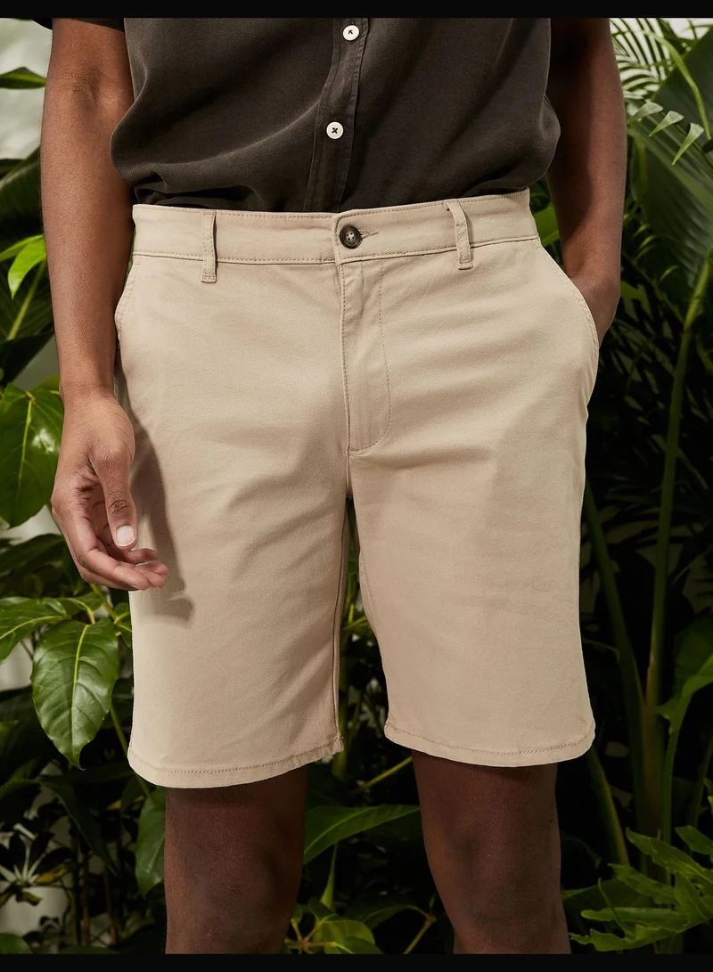 KOTON Basic Shorts Buttoned Pocket Detailed