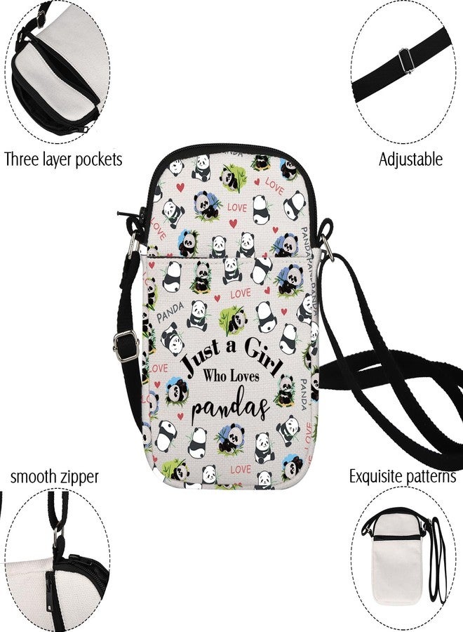 BNQL Panda Crossbody Bag - Just a Girl Who Loves Pandas Cell Phone Purse - Image 4