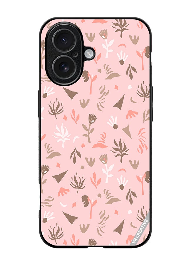 Protective Case Cover For Apple iPhone 17 Flower Seamless Pattern In Beautiful Abstract Style Design Multicolour