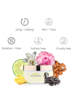 Khan El Kaser Body Butter Cream - Bridal | 250g | With a Touch of Good Girl Blush Perfume | Luxuriously Hydrating and Softening for a Radiant Glow  - Image 3