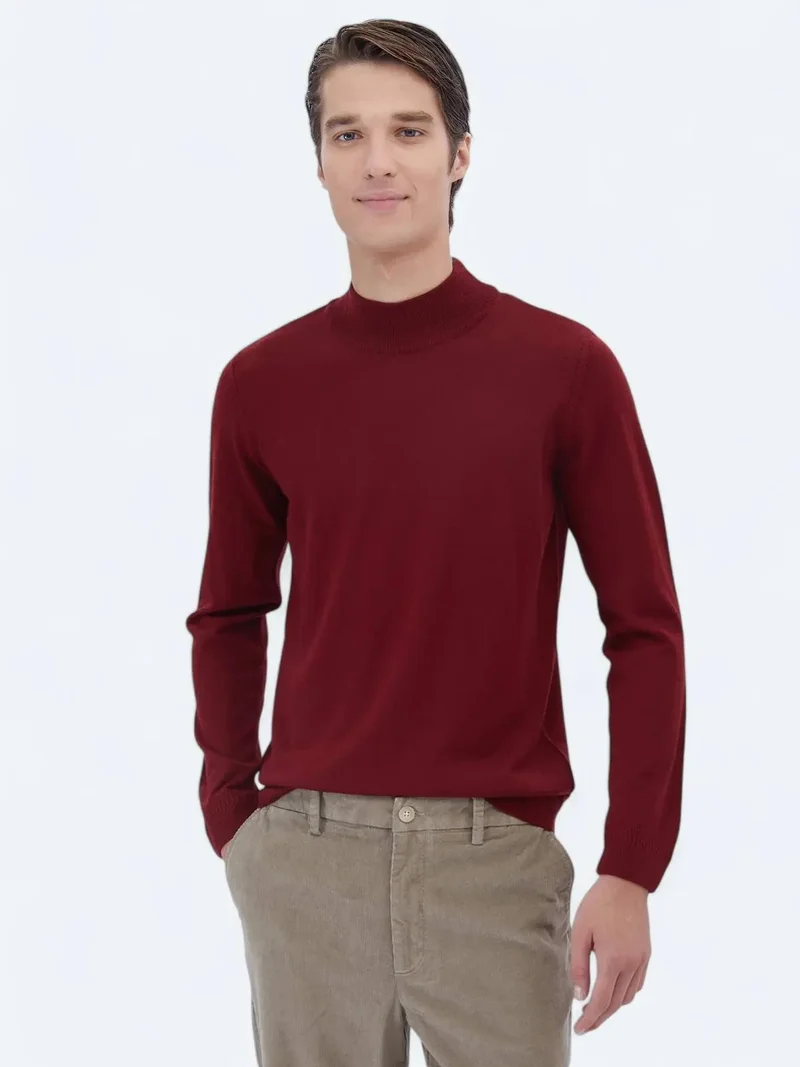 Kip Red Knitwear Sweatshirt