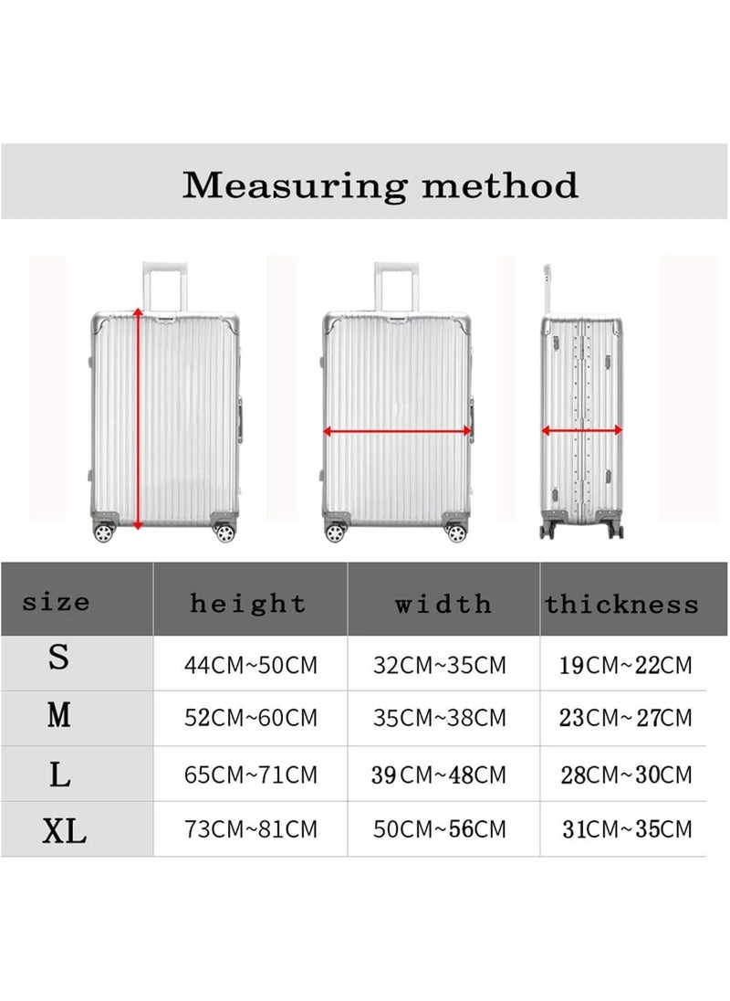 AUTOYSUR Luggage Cover for Wheeled Suitcase,18/24/28/32 Inch Luggage Covers Suitcase Protector,Washable Suitcase Baggage Covers,Dustproof Anti-Scratch Travel Luggage Cover  - Image 4
