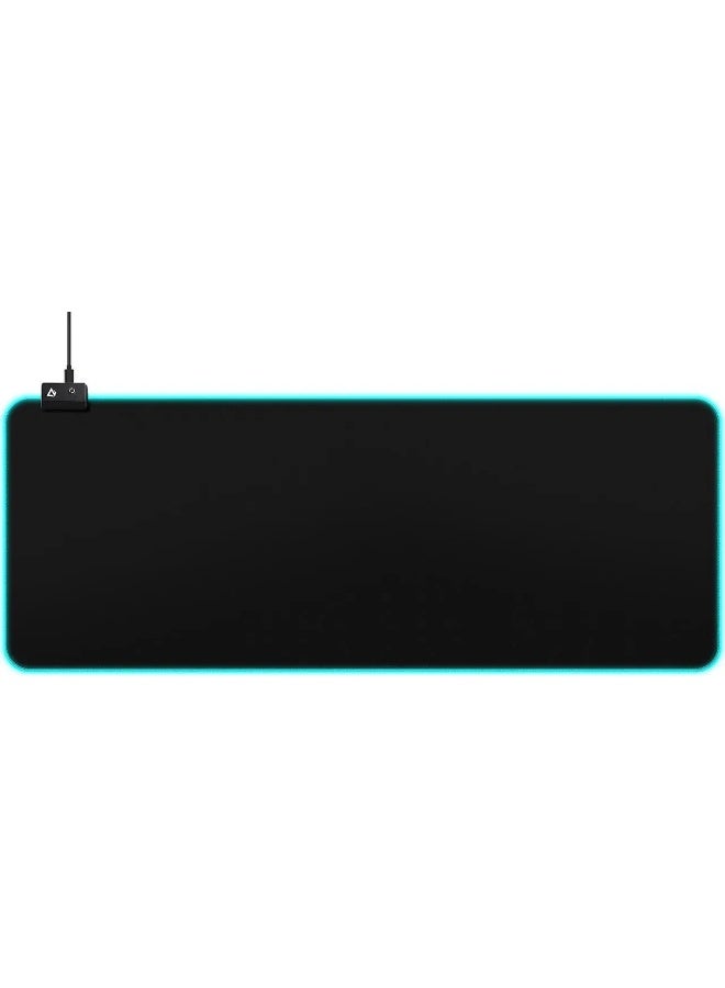 Aukey KM-P6 RGB Gaming Mouse Pad - 800X300X4MM - With Software G-aim Control Center Customizable 16.8 Million Colors 10 Preset Lights, Spill-Resistant Smooth Surface - Image 1