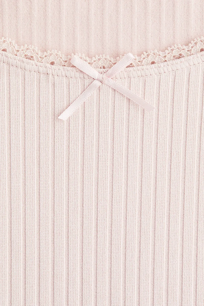 H&M Ribbed jersey top