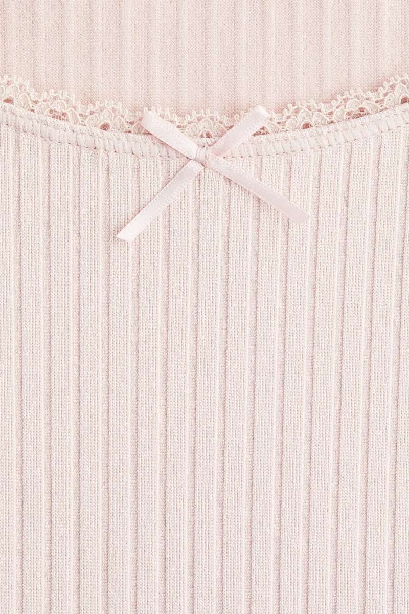 H&M Ribbed jersey top