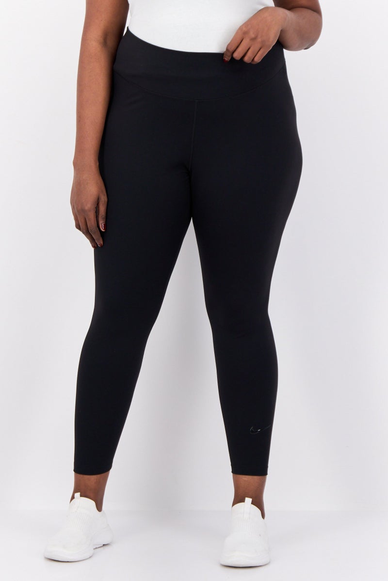 Nike Women Plus Size Training Leggings, Black - Image 1