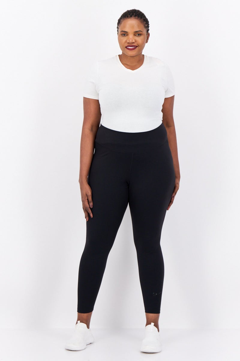 Nike Women Plus Size Training Leggings, Black - Image 2