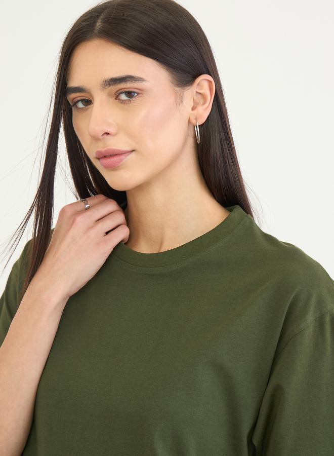 ستايلي طقم منسق من جوغر بأرجل واسعة وتيشيرت فضفاض - Image 4