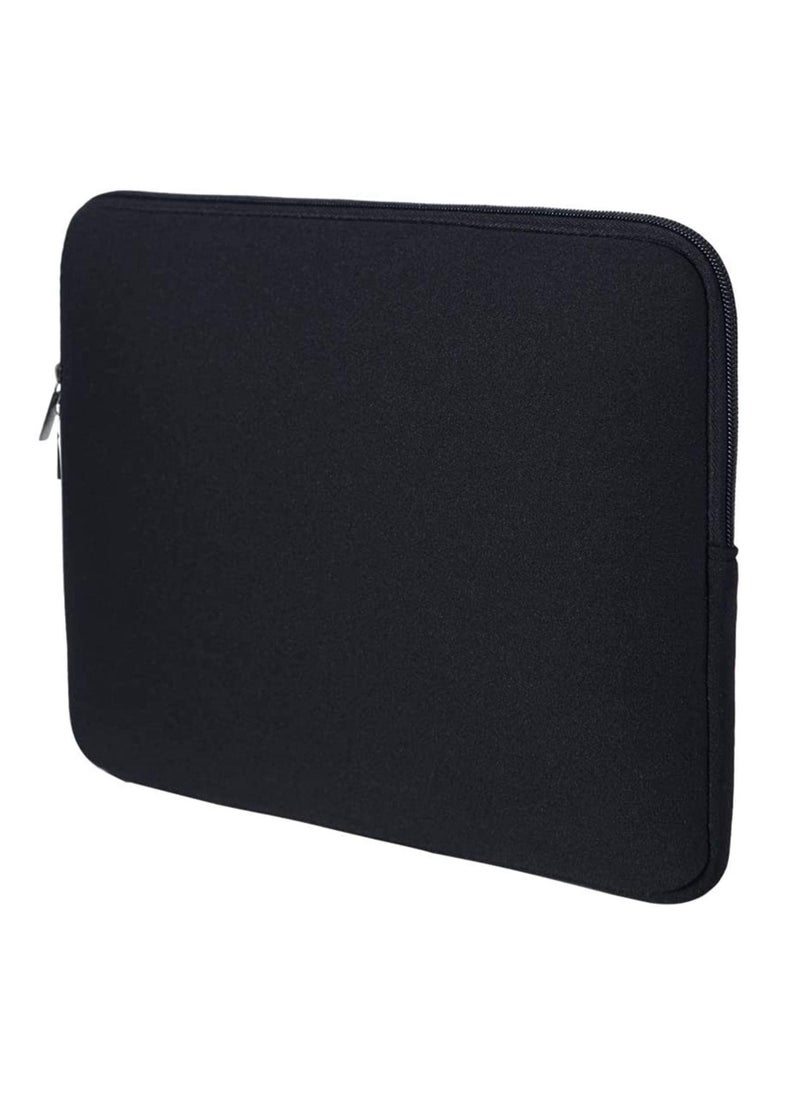 Generic - Portable Zipper Soft Sleeve Case Bag Notebook Cover for MacBook Air 13 Inch Laptop Bag-Black - Image 1