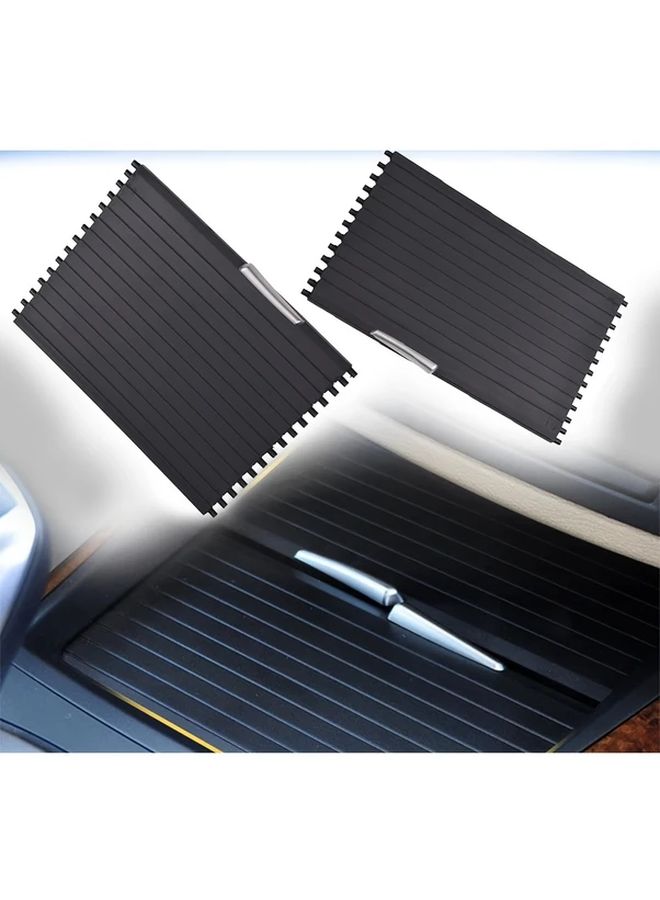 Back Sliding Cup Holder Cover With Zipper For BMW X5 X6 E70 E71 E72 2007 2014 Interior Accessories - Image 3