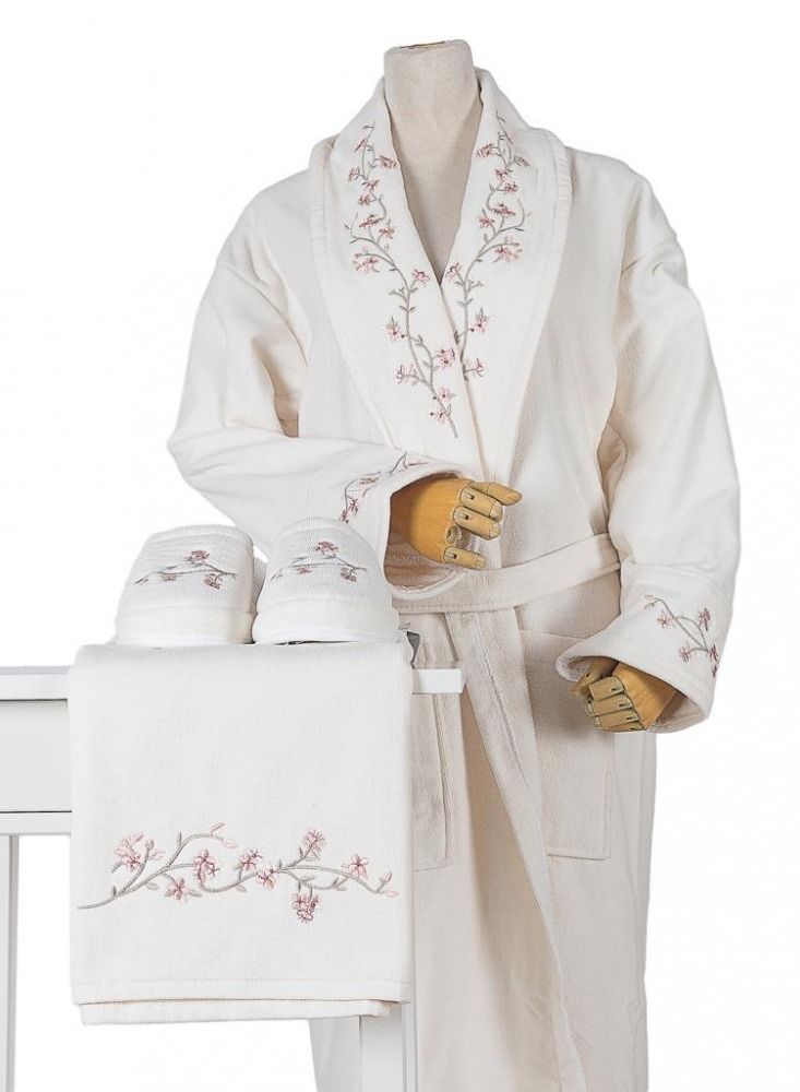 منزل لمى منسوجات طقم روب حمام اسطنبول مزدوج - Image 1