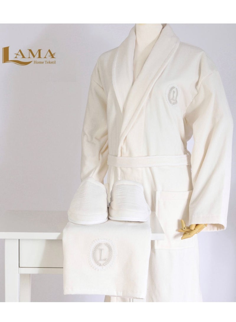 منزل لمى منسوجات طقم روب حمام اسطنبول مزدوج - Image 2