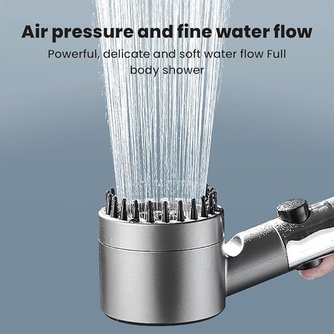 Caltero Aspeona Multifunctional 4 in 1 high pressure massage Handheld shower head Onebutton Adjustment Shower Head with 15m Hose Pipe - Image 3