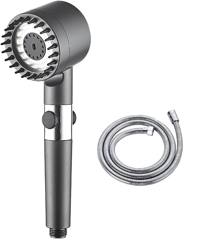Caltero Aspeona Multifunctional 4 in 1 high pressure massage Handheld shower head Onebutton Adjustment Shower Head with 15m Hose Pipe - Image 1