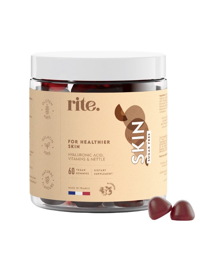 Rite - SKIN Sugar Free 60 Gummies - Image 1
