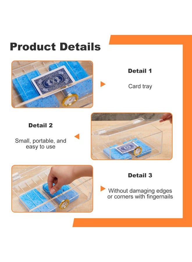 Chunful 11 Pcs Tcg Flattening Restoration Kit Card Care Tool Accessory Kit Included 1 Humidor Box, 2 Acrylic Plates, 4 Vises, 4 Clamps for Bent Trading Card Repair and Grading Improvement - Image 3