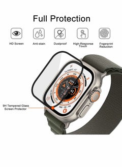 Y&D Tempered Glass Screen Protector for Apple Watch Ultra 6 Pack Anti scratch screen protector Full Coverage Waterproof Bubble Free HD 9H Clear Film Accessories  - Image 2