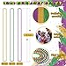 EOBOH 240PCS Mardi Gras Beads Mardi Gras Beads Green Purple Gold Bulk Metallic Round Necklaces Accessories Bulk Necklace Costumes for Parade Throws Party Decorations Favor Supplies - Image 4
