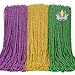 EOBOH 240PCS Mardi Gras Beads Mardi Gras Beads Green Purple Gold Bulk Metallic Round Necklaces Accessories Bulk Necklace Costumes for Parade Throws Party Decorations Favor Supplies - Image 2
