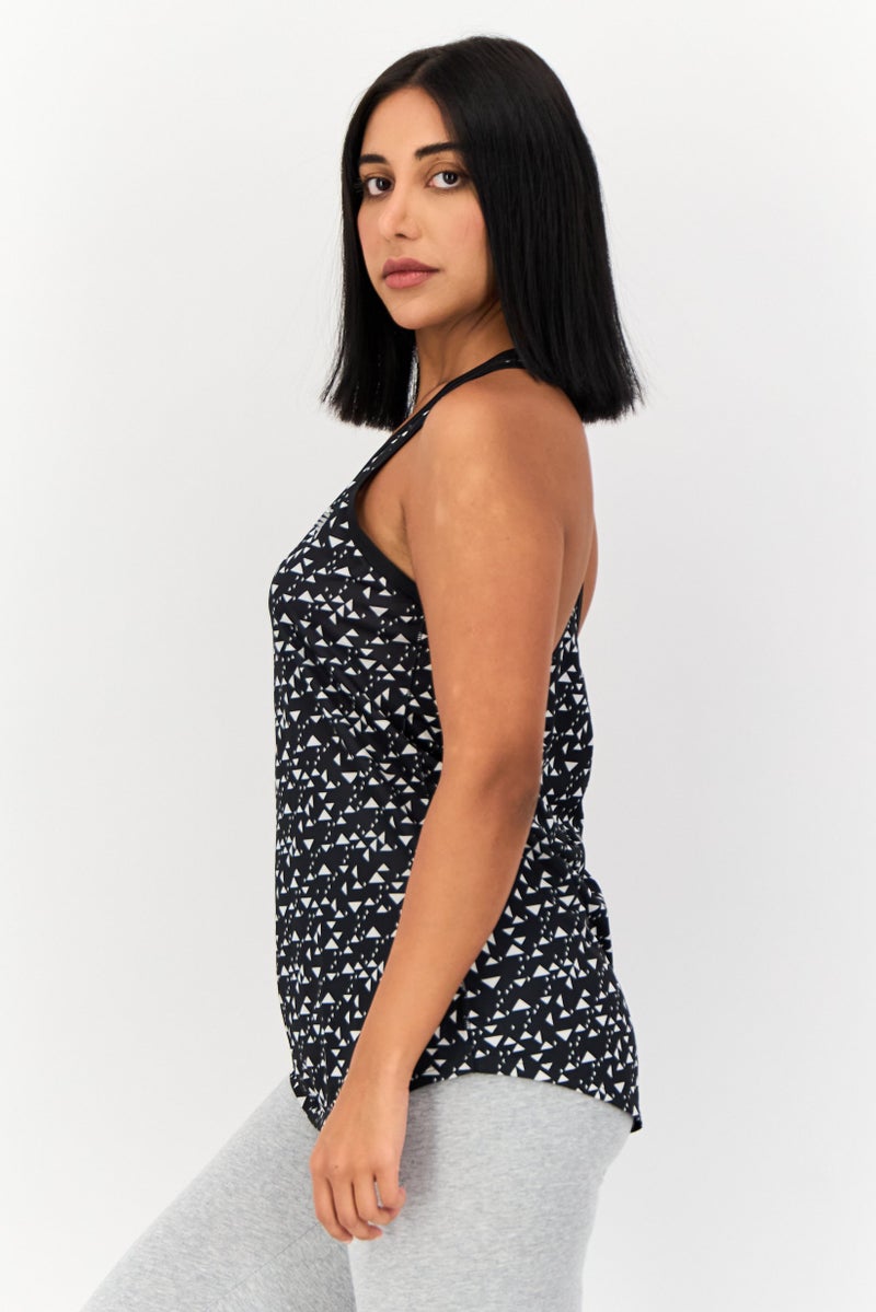 New Balance Women Athletic Fit Sleeveless Training Top, Multicolor  - Image 2