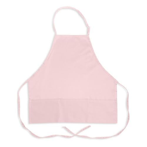 KNG Pink 3 Pocket Adjustable Bib Apron for Men and Women