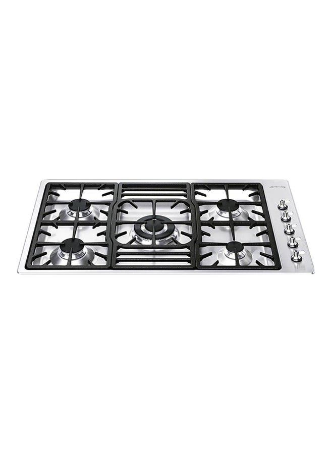 smeg 5-Burner Classica Aesthetic Cooking Gas Hob PGF95-4 White - Image 2