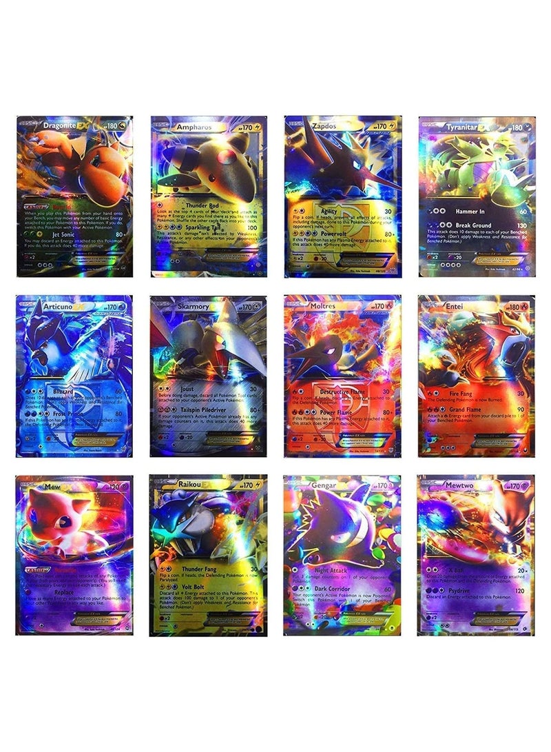 Pokemon 100 Pokemon Cards - Ultra Rare Random TCG Style Card Holo EX Full Art : 20 GX + 20 Mega + 1 Energy + 59 EX Arts - Image 5