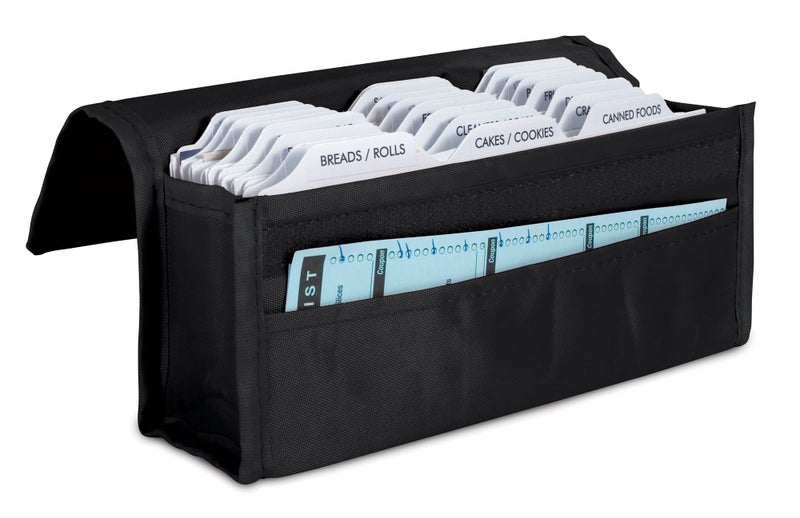 Hannah Expandable Coupon Organizer  Black