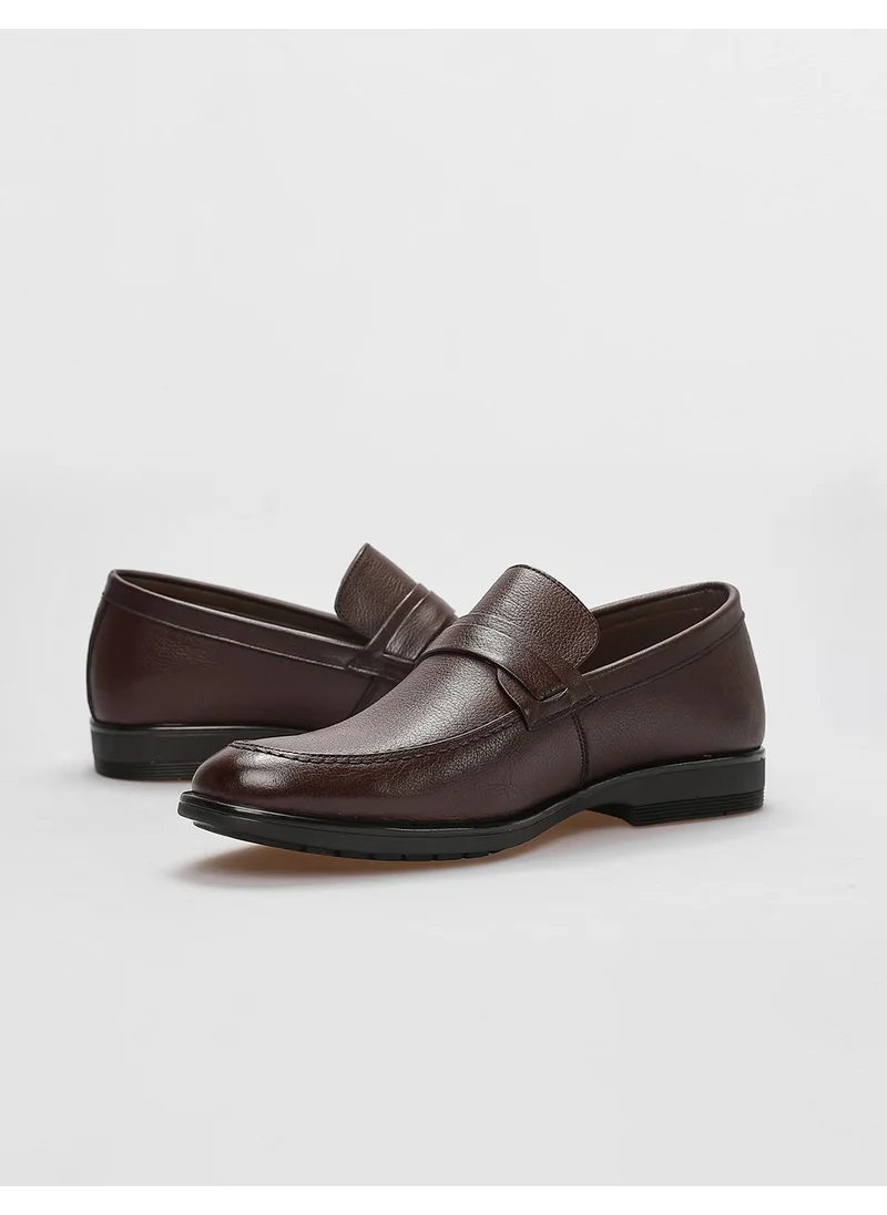 Cabani Leather Brown Men's Classic Shoes