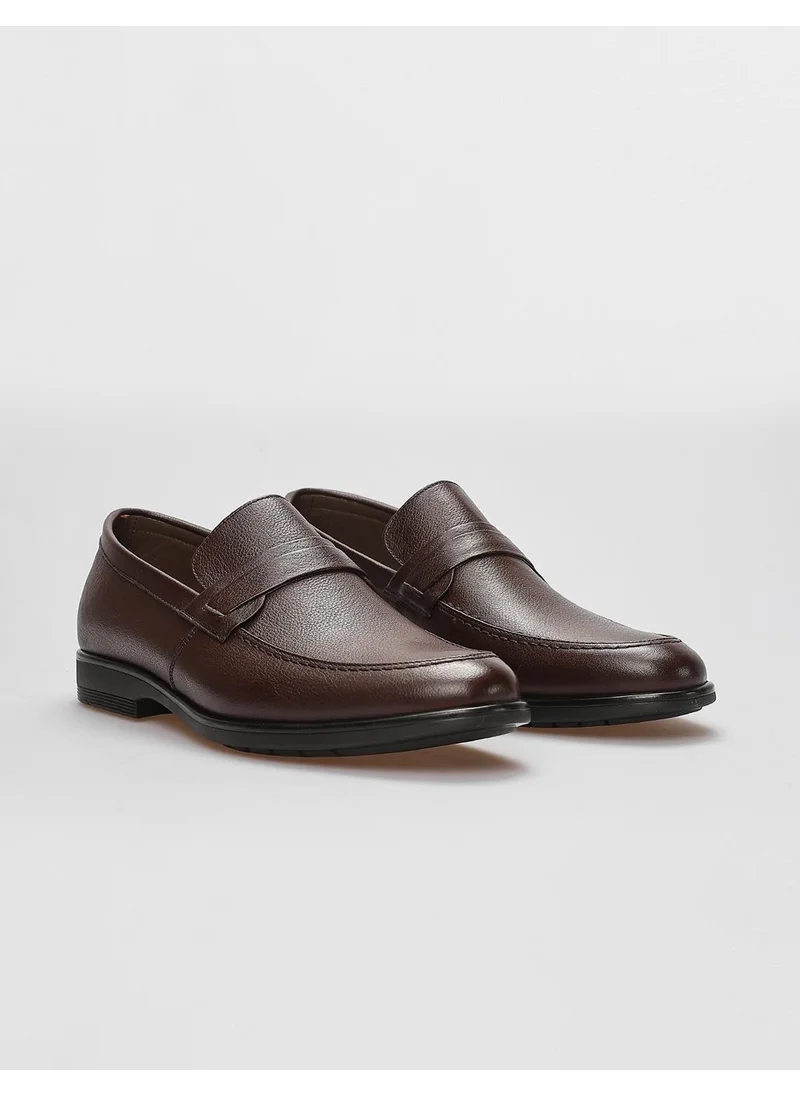 كاباني Leather Brown Men's Classic Shoes