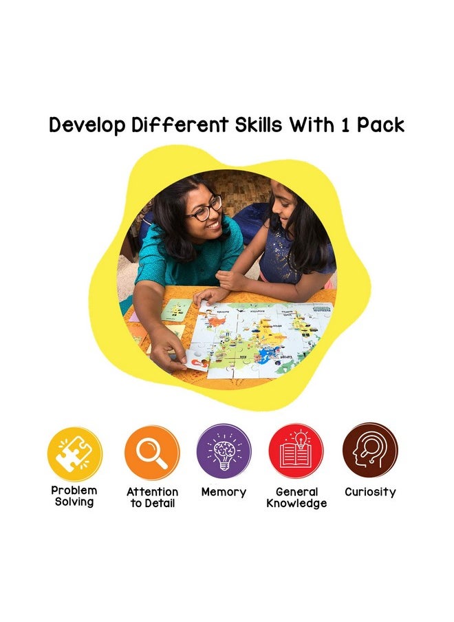 Toiing - Puzzletoi India Explorer - 3-In-1 Play And Learn Kit | Jigsaw Puzzle With Games Based On India Map | Educational Learning Game For Kids Age 5 Years & Above - Image 1