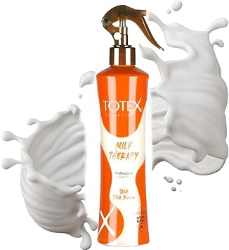 Totex Professional Two Phase Milk Therapy Leave in Spray Conditioner Detangler for Dry Damaged Hair Care Product Shampoo Conditioner 400 ml 1352 fl oz - Image 1