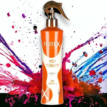 Totex Professional Two Phase Milk Therapy Leave in Spray Conditioner Detangler for Dry Damaged Hair Care Product Shampoo Conditioner 400 ml 1352 fl oz - Image 3
