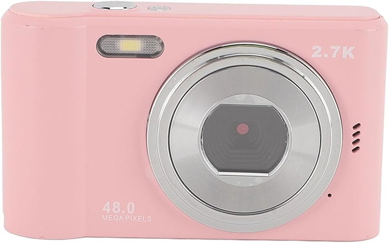 Compact Digital Camera 1080P Video Recording Pink Color - Image 5