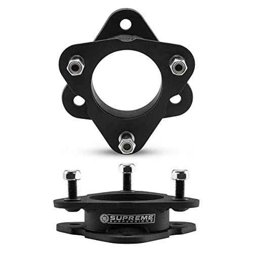 Supreme Suspensions - 2.5" Front Leveling Kit for 2007-2023 Chevy Silverado 1500 and GMC Sierra 1500 2WD/4WD - High-Strength Steel Strut Spacers Lift Kit - Image 4